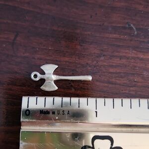 Silver Axe Pendant Charm